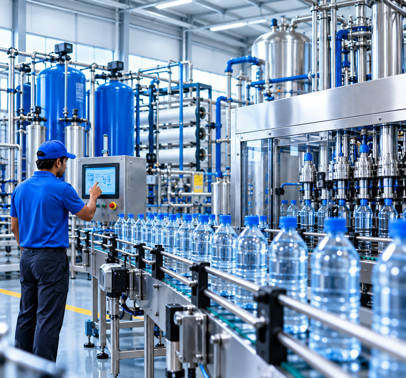 Make India Enterprises water treatment and bottling machinery